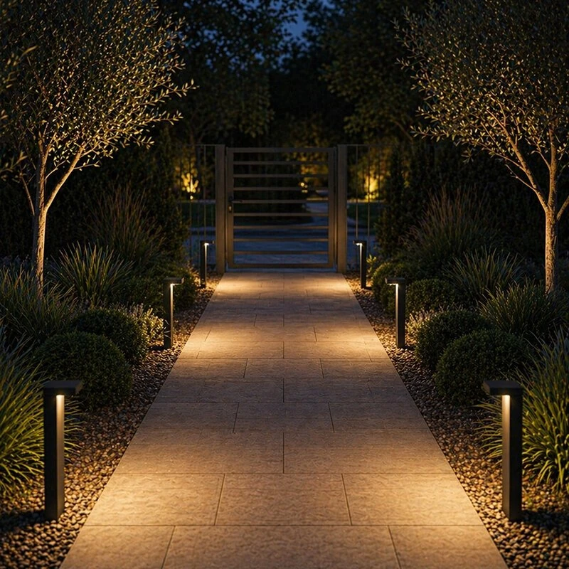 LED Outdoor Bollard 9W 3000K IP54 Graphite, 67x15x11 cm (Kopija)