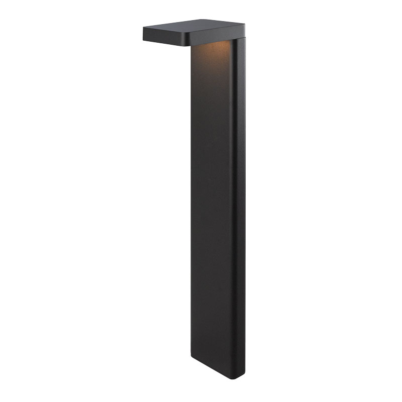 LED lauko šviestuvas 9W – stulpinis, matinė juoda