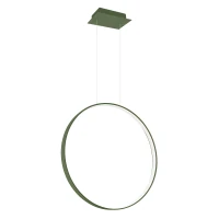 Pendant light 55 cm – round, olive green, CRI98 LED - Image 2
