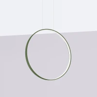 Pendant light 55 cm – round, olive green, CRI98 LED - Image 3