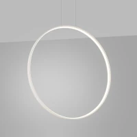 Pendant LED lamp 33W – round ring, beige, CRI98 - Image 1