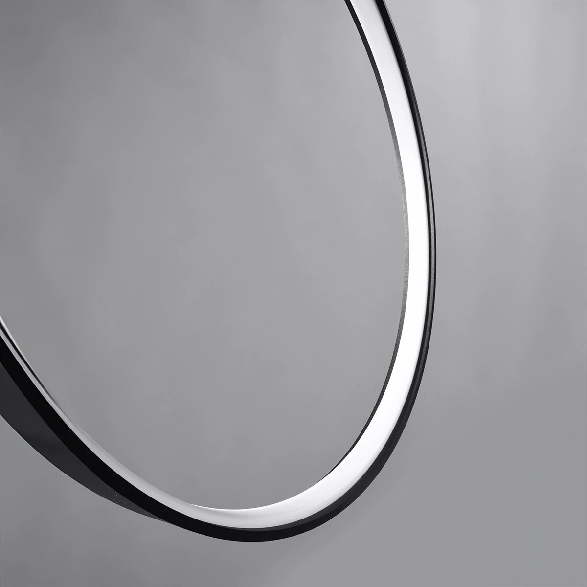Pendant LED light 33W – ring, black, CRI98
