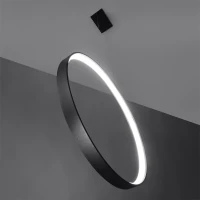 Pendant LED light 33W – ring, black, CRI98 - Image 1
