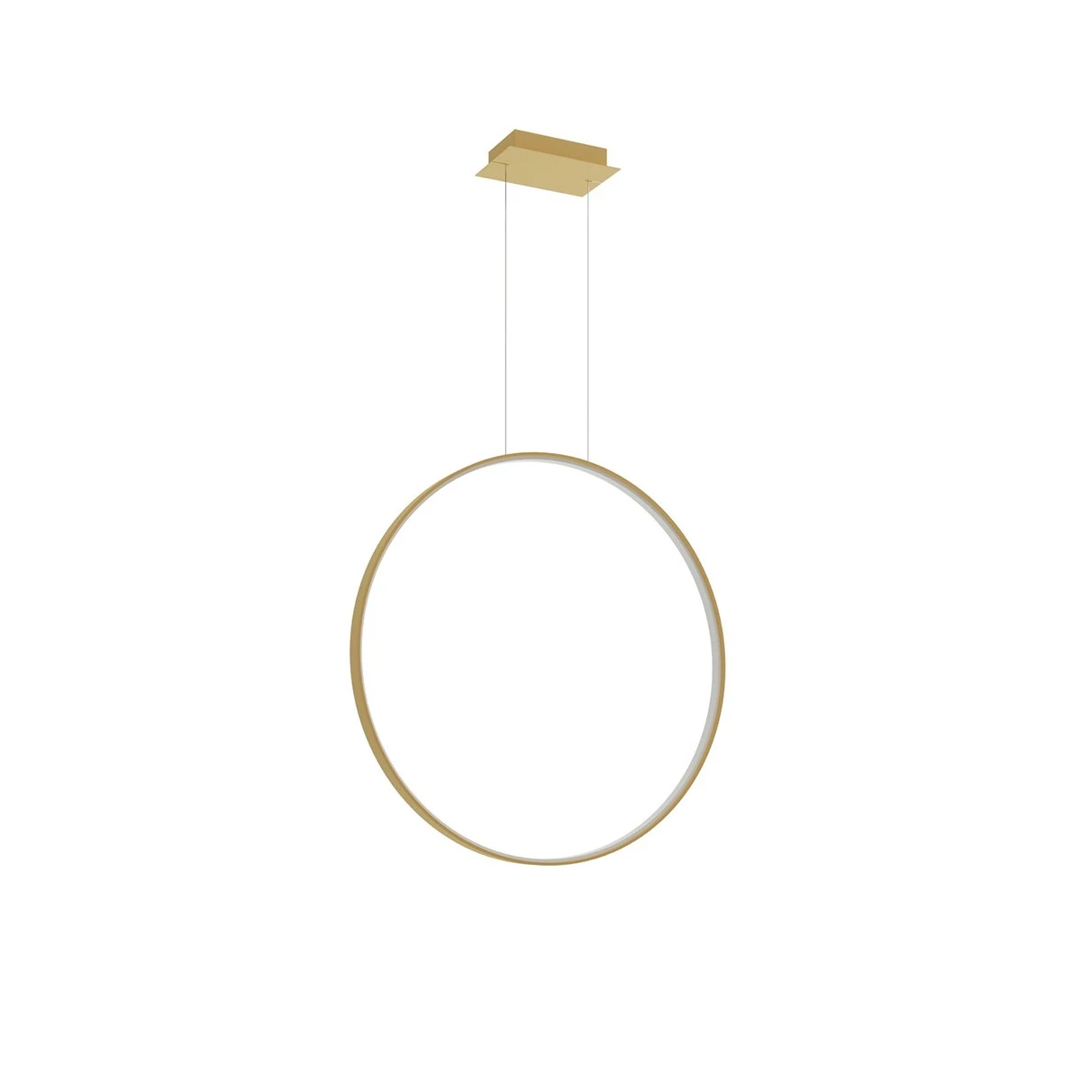 Pendant lamp 33W – ring, gold, CRI98