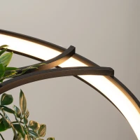 Pendant LED light 33W – round, black, plant-ready design - Image 5