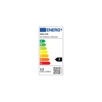 Sietynas 90 cm – apvalus juodas LED žiedas, 3000K - Nuotrauka 11