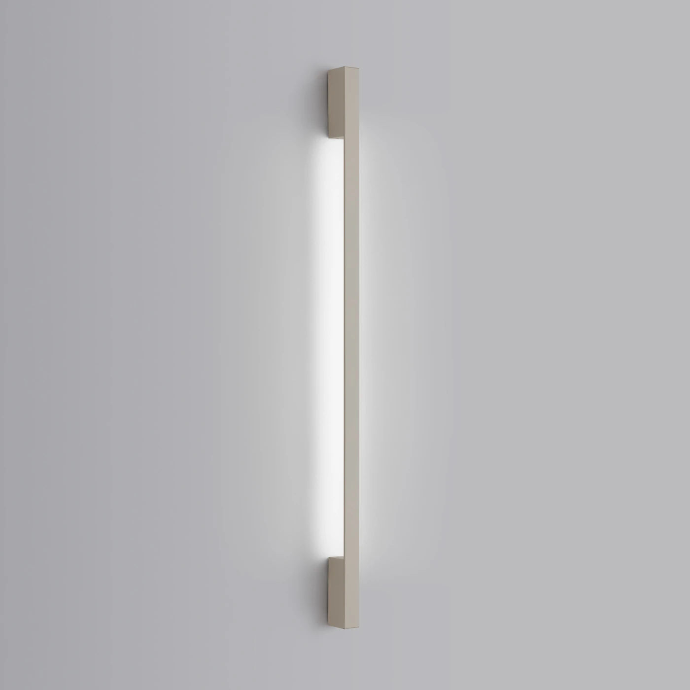 Sieninis šviestuvas 120 cm – linijinis, smėlio, LED 4000K
