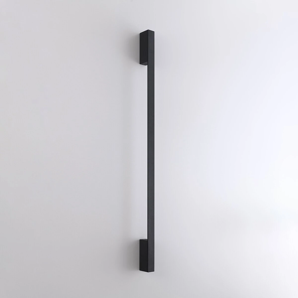 LED wall lamp 120 cm – linear, black, warm light