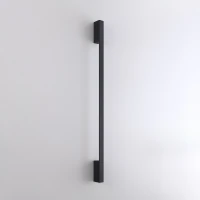 LED wall lamp 120 cm – linear, black, warm light - Image 3
