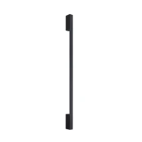 Sieninis šviestuvas 120 cm – linijinis, juodas, CRI95 - Nuotrauka 2