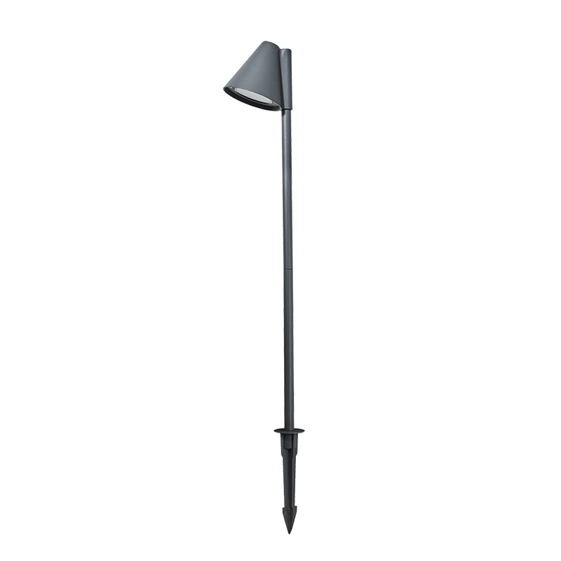 Lauko sodo smaigalinis šviestuvas GU10 IP65 grafito spalvos, 44x25.5x64 cm, 20W