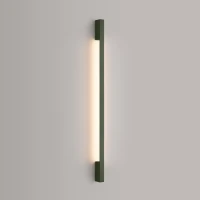 Sieninis šviestuvas 120 cm – linijinis, alyvuogių žalias, šiltas LED - Nuotrauka 4