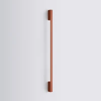 Wall lamp 120 cm – linear, red ochre, warm LED light - Image 3