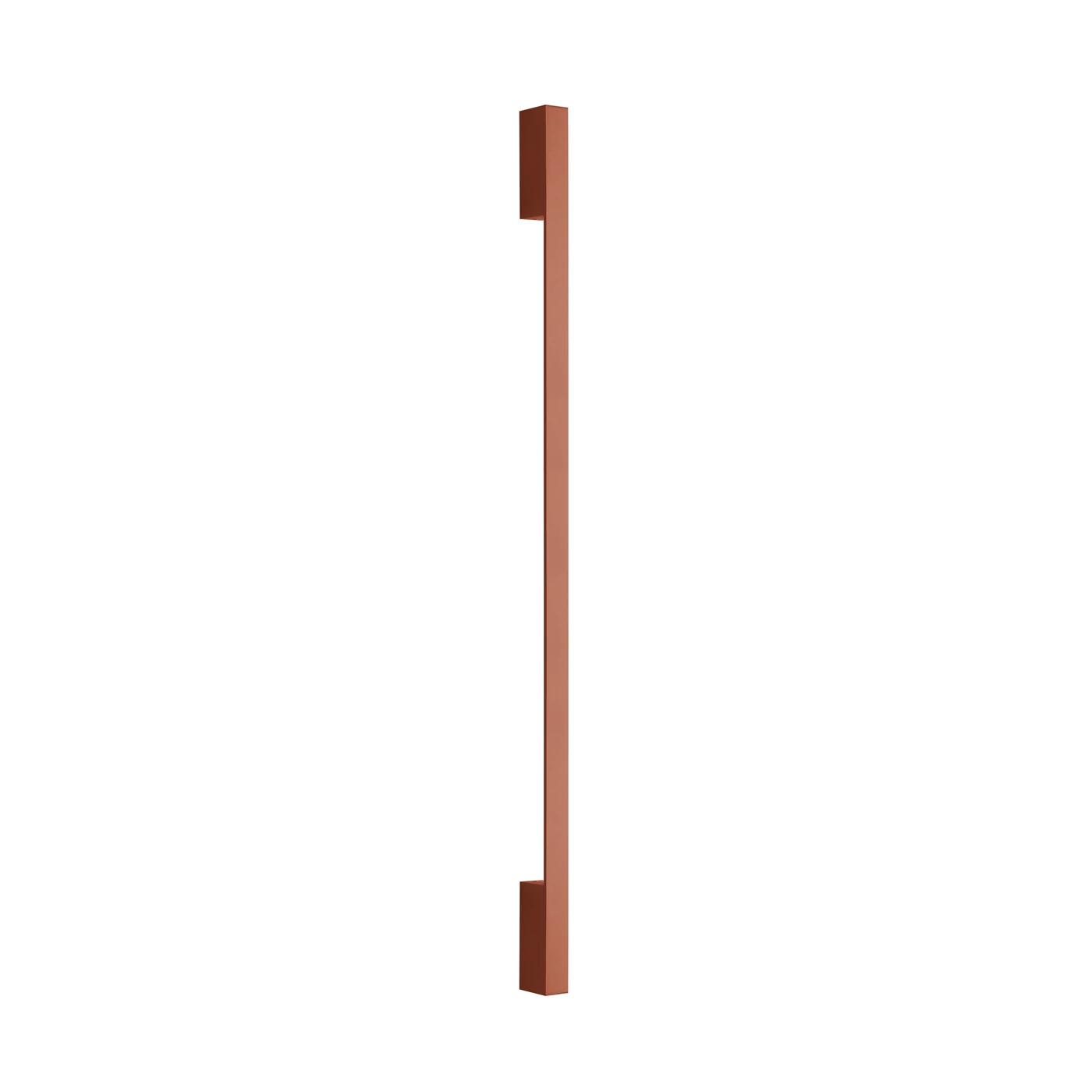Wall lamp 120 cm – linear, red ochre, warm LED light