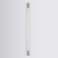 Sieninis šviestuvas 150 cm – linijinis, smėlinis, šiltos LED šviesos - Nuotrauka 3