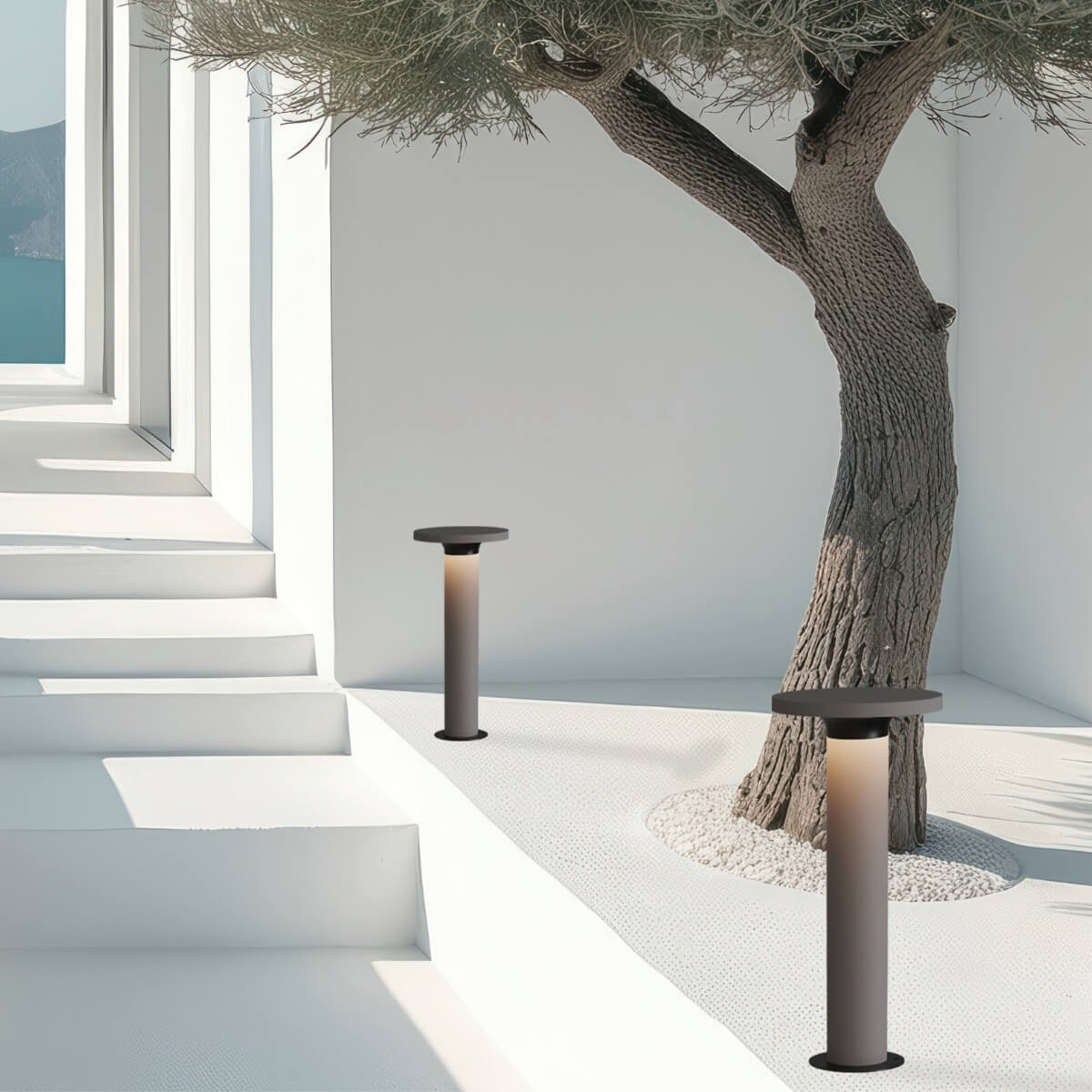 LED lauko šviestuvas 11W – betoninis