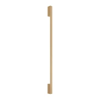 Sieninis šviestuvas 150 cm – linijinis, auksinis, šiltos LED šviesos - Nuotrauka 2