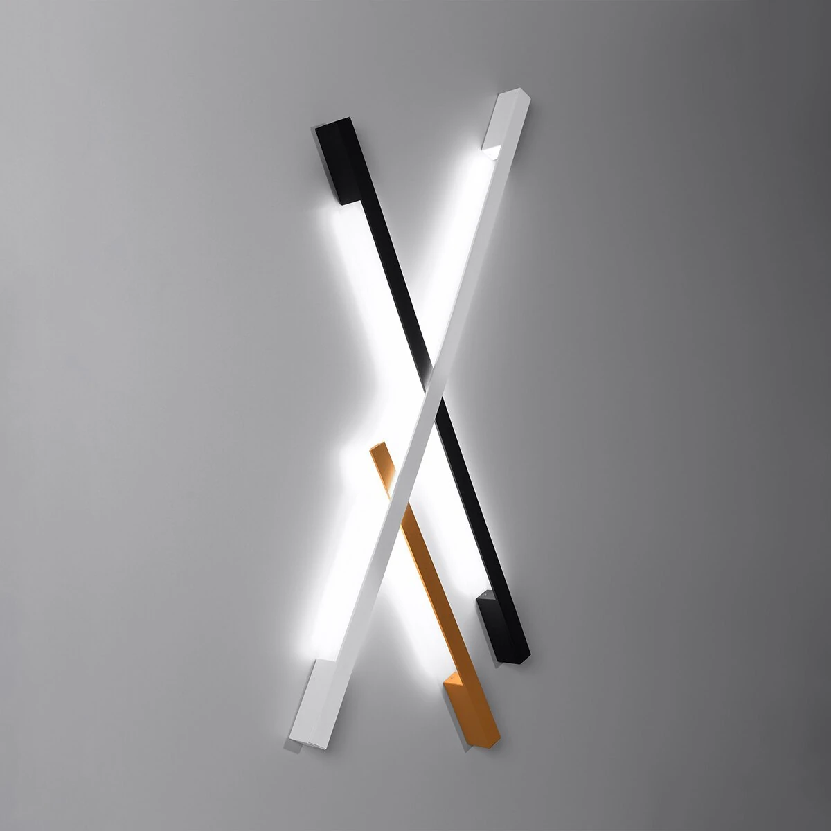 Wall lamp 150 cm – linear, gold, LED 4000K