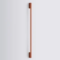Sieninis šviestuvas 150 cm – linijinis, raudona, LED - Nuotrauka 3