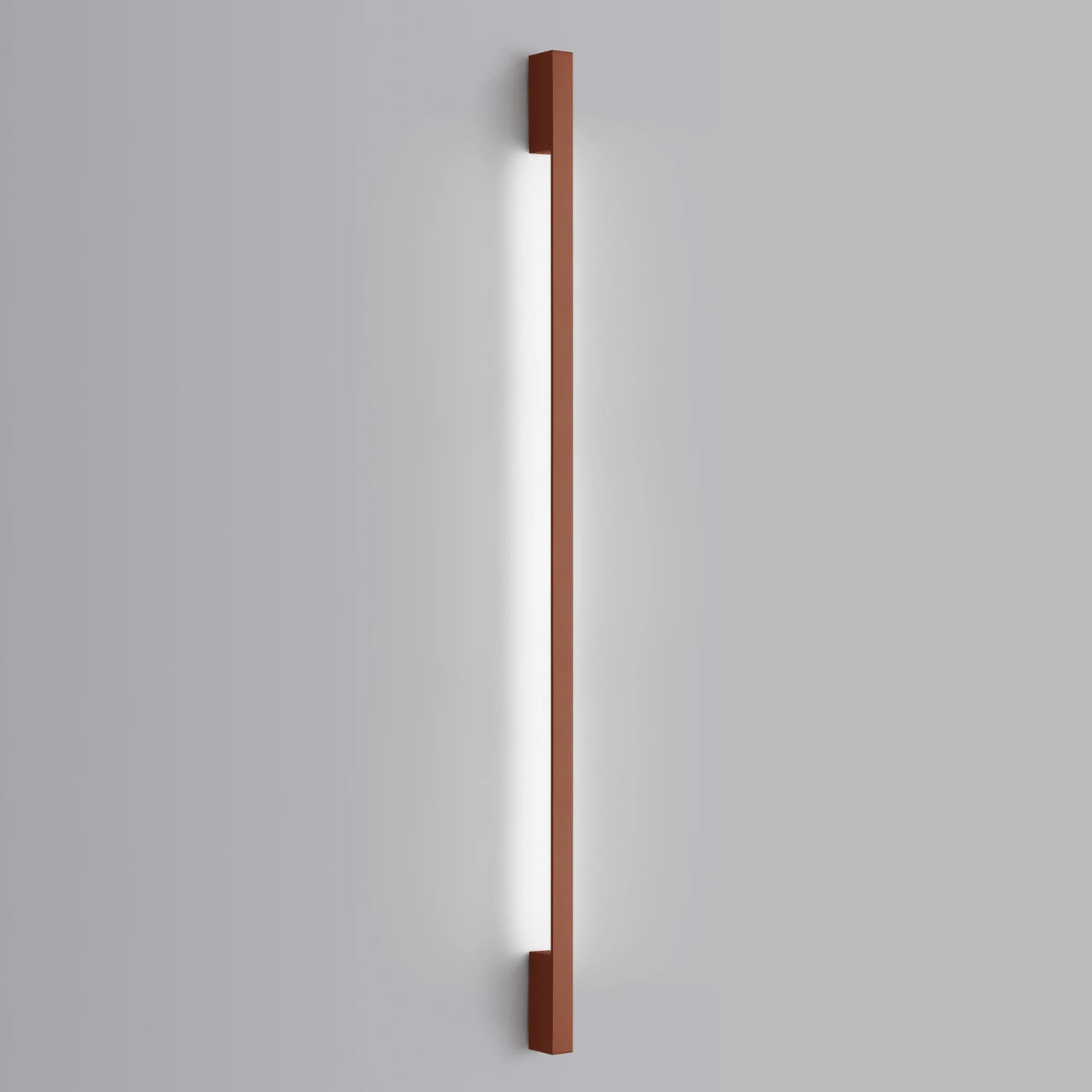 Sieninis šviestuvas 150 cm – linijinis, raudona, LED 4000K
