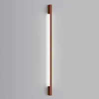 Sieninis šviestuvas 150 cm – linijinis, raudona, LED 4000K - Nuotrauka 4