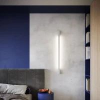 Sieninis šviestuvas 150 cm – linijinis, baltas, šilta LED šviesa - Nuotrauka 10