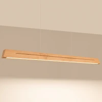 Pakabinamas LED šviestuvas 150 cm – linijinis, ąžuolo, CRI93 - Nuotrauka 4