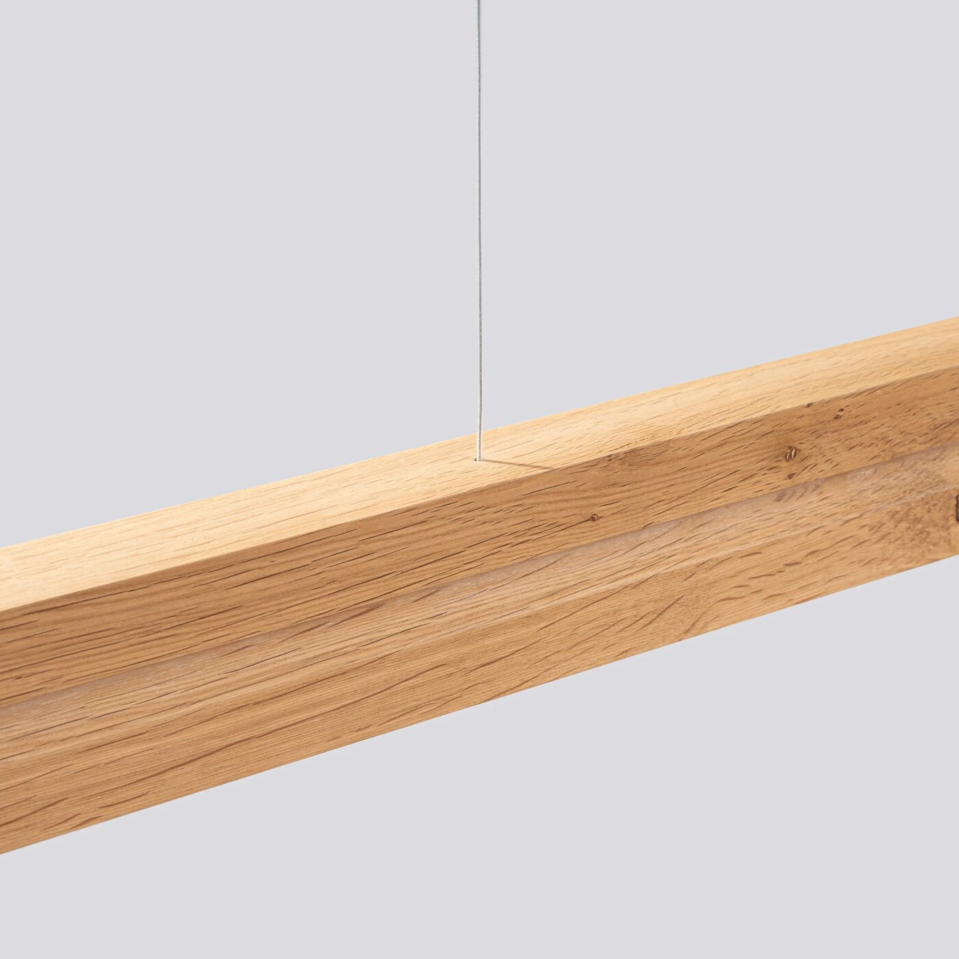 Pakabinamas LED šviestuvas 150 cm – linijinis, ąžuolo, CRI93