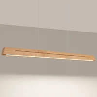 Pakabinamas LED šviestuvas 150 cm – linijinis, ąžuolo, CRI98 - Nuotrauka 4