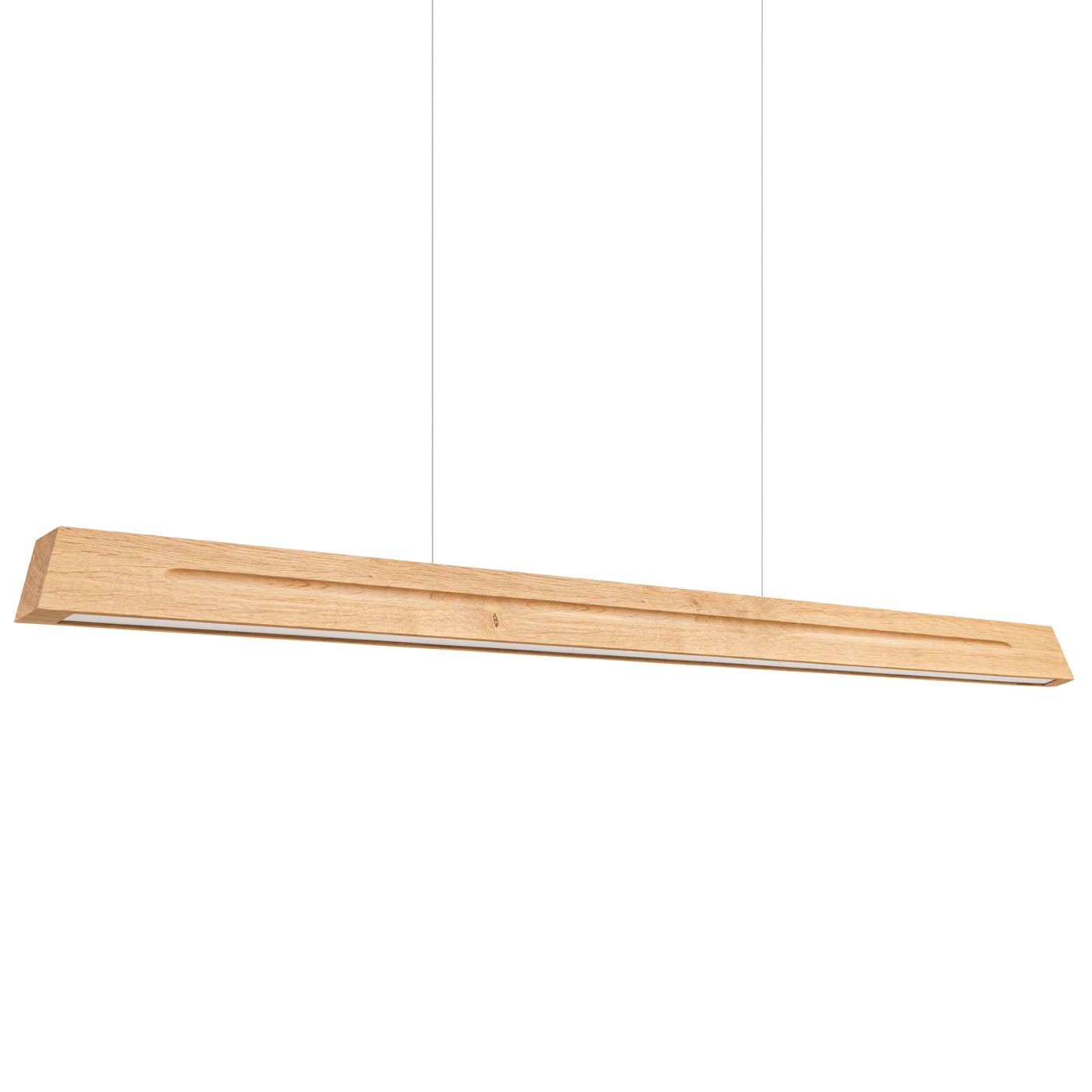 Pakabinamas LED šviestuvas 150 cm – linijinis, ąžuolo, CRI98