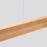 Pakabinamas LED šviestuvas 150 cm – linijinis, ąžuolo, CRI98 - Nuotrauka 8