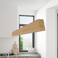 Pakabinamas LED šviestuvas 150 cm – linijinis, ąžuolo, CRI98 - Nuotrauka 1