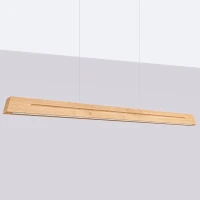Pakabinamas LED šviestuvas 150 cm – linijinis, ąžuolo, CRI98 - Nuotrauka 3