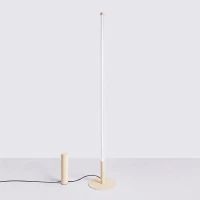 Floor lamp 39W – linear, beige, DALI dimmable - Image 4
