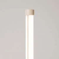 Floor lamp 39W – linear, beige, DALI dimmable - Image 5