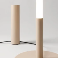Floor lamp 39W – linear, beige, DALI dimmable - Image 6