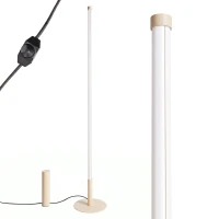 Floor lamp 39W – linear, beige, DALI dimmable - Image 2