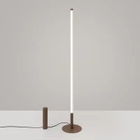 Floor lamp 40W – linear, brown, Push Dim/DALI - Image 4