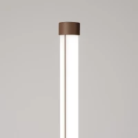 Floor lamp 40W – linear, brown, Push Dim/DALI - Image 5