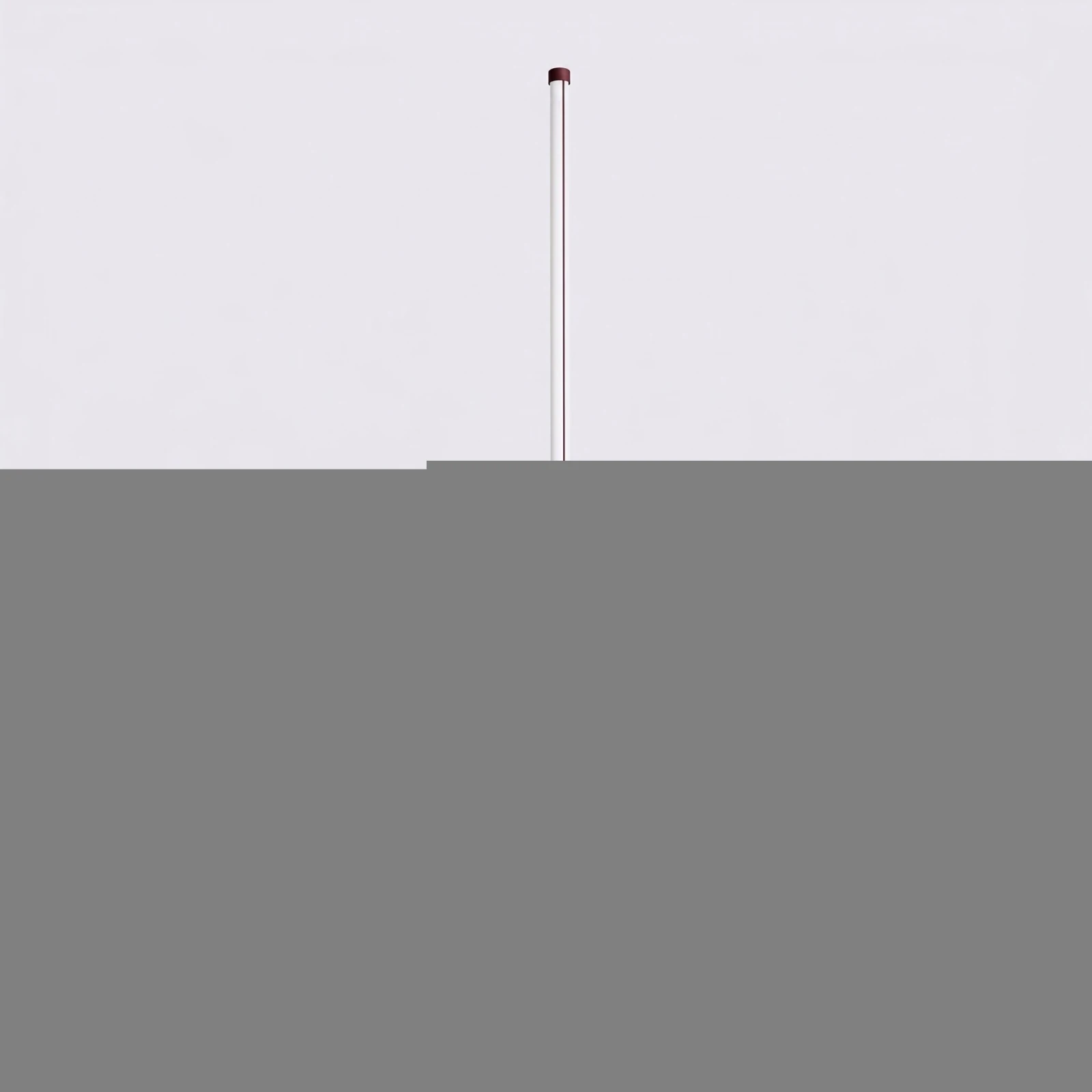 Floor lamp 39W – linear, burgundy, DALI dimmable