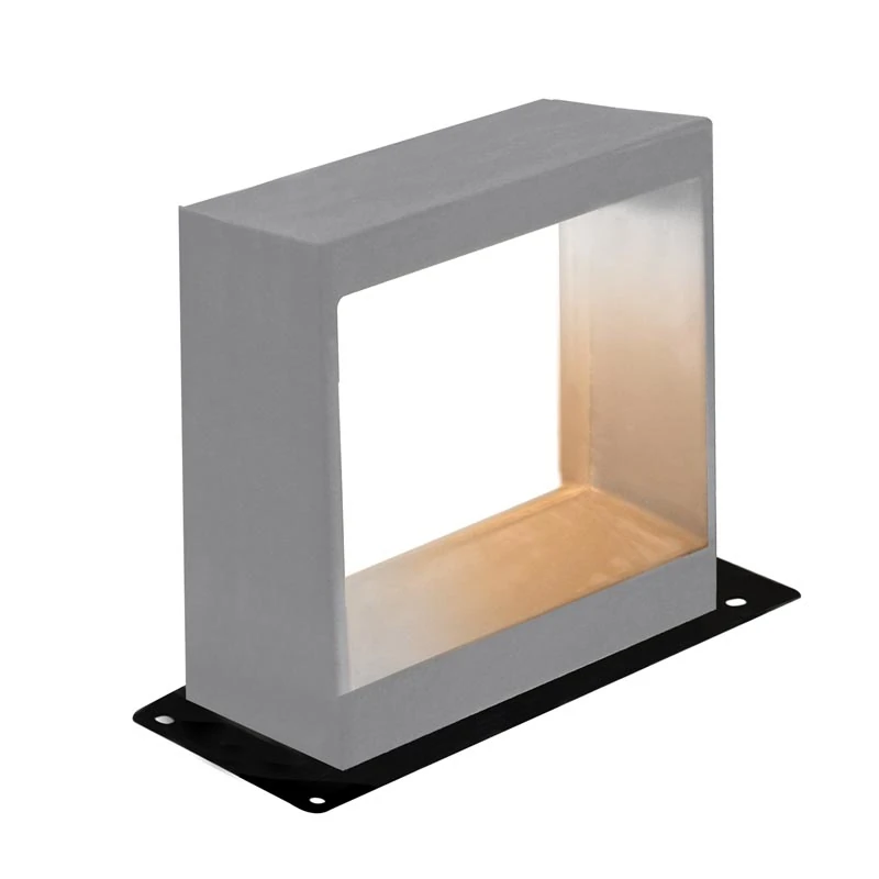 LED lauko šviestuvas 8W – stačiakampis, betonas