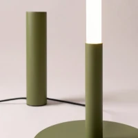 Floor lamp 39W – linear, olive green, DALI dimmable - Image 6