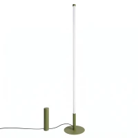 Floor lamp 39W – linear, olive green, DALI dimmable - Image 3
