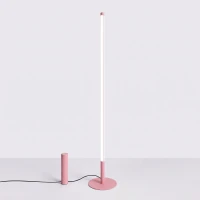 Floor lamp 150 cm / 40W – linear, pink, CRI98 - Image 4