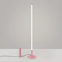 Floor lamp 150 cm / 40W – linear, pink, CRI98 - Image 1