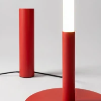 Floor lamp 150 cm/40 W – linear, red, CRI98 - Image 6