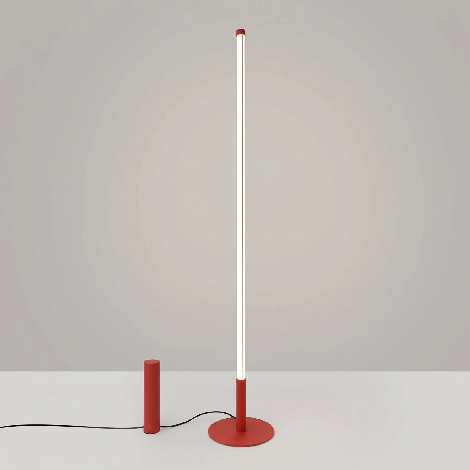 Floor lamp 150 cm/40 W – linear, red, CRI98