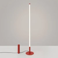 Floor lamp 150 cm/40 W – linear, red, CRI98 - Image 1