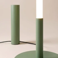 Floor lamp 39W – linear, sage, DALI dimmable - Image 5