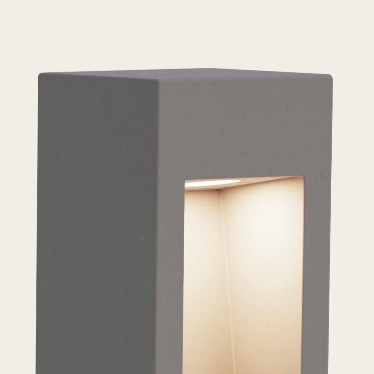 LED lauko šviestuvas 9W – stačiakampis, betonas